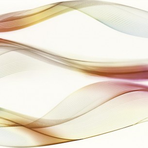 Декор за стена 25x40см Cersanit elfi azure inserto waves | цена за 1бр