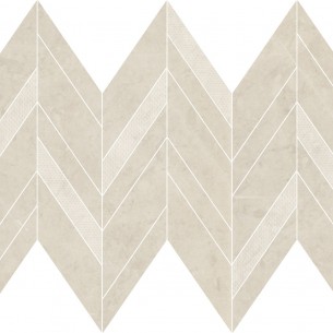 Декор за стена 25.5x29.8см Cersanit manzila beige chevron mix mosaic matt | цена за 1бр