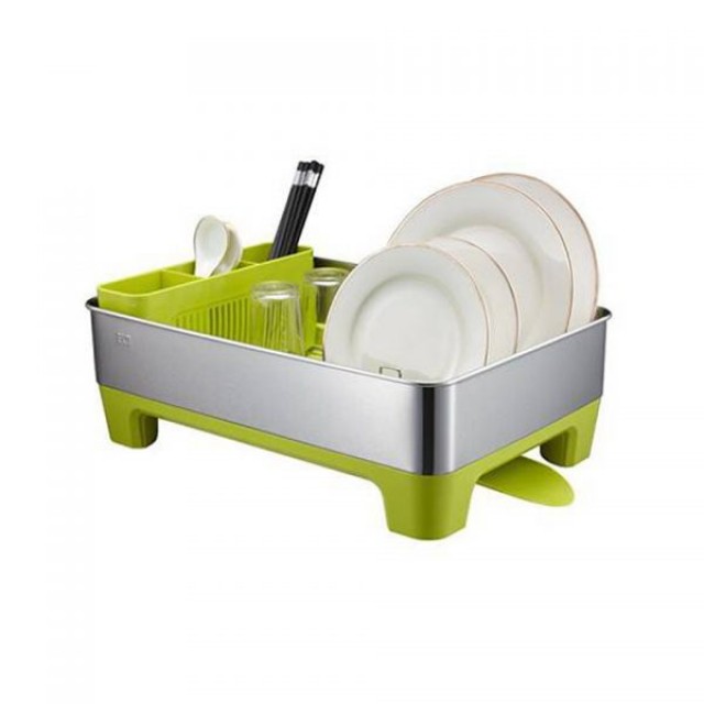 Сушилник за съдове и прибори EKO, Зелен