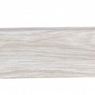 PVC перваз SG75/G9 Salag с кабел канал, Бял гимпи, 2.2 м | цена за 1линм