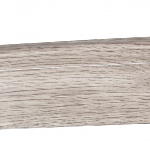 PVC перваз SG75/I7 с кабел канал дъб сив 2.2м | цена за 1линм