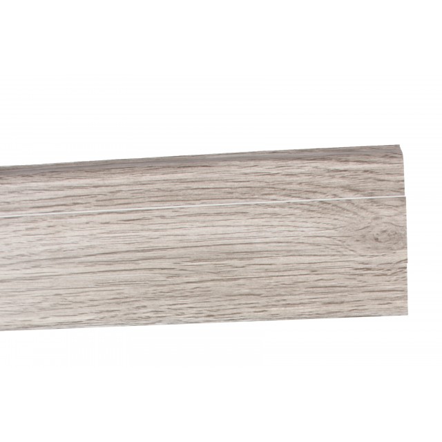 PVC перваз SG75/I7 с кабел канал дъб сив 2.2м