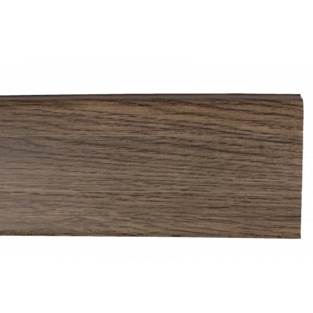 PVC перваз SG75/K1 с кабел канал дъб супериор 2.2м