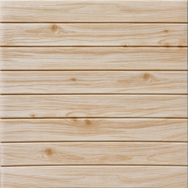 Топлоизолационно самозалепващо пано Wood Grain Line mix color 77x60x0.6см Бук
