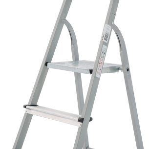 Стълба домакинска желязо/алуминий 2+1 стъпала 150 кг | цена за 1бр