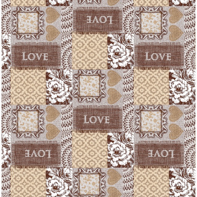 Мушама Фантастик 1092-6 Любов 140см