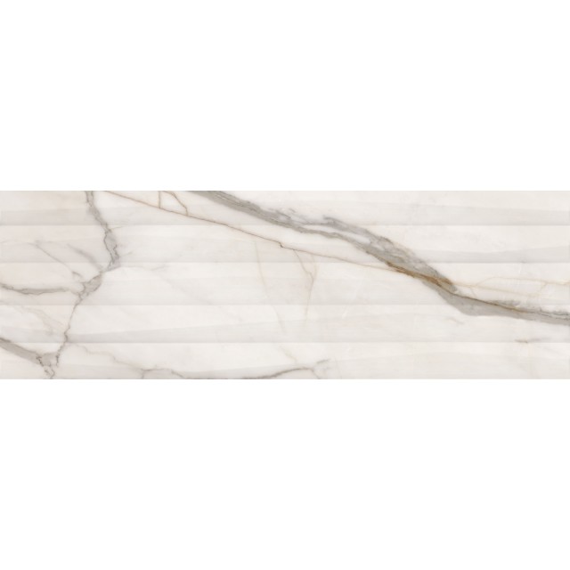 Стенна плочка Cersanit cosima white structure satin G1, 39.8 x 119.8 см