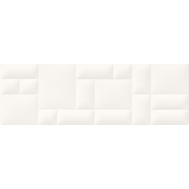 Стенна плочка Cersanit pillow game white structure G1, 29 x 89 см