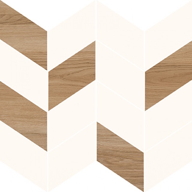 Стенна плочка Cersanit love you white half mosaic satin, 29 x 89 см