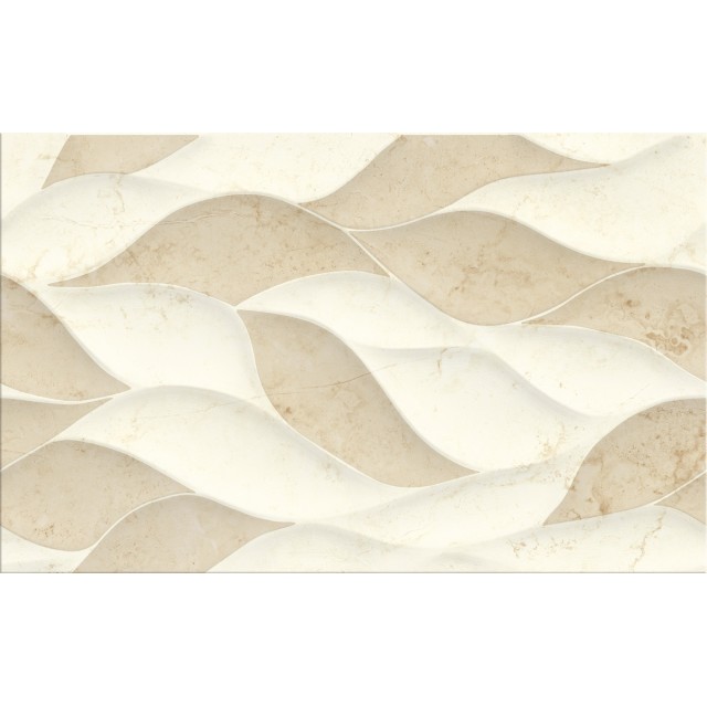 Стенна плочка Cersanit pineville cream/beige glossy structure G1, 25 x 40 см