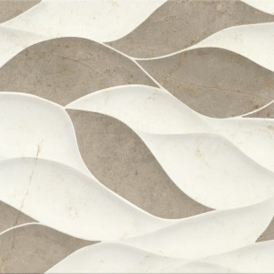 Стенна плочка Cersanit pineville cream/grey glossy structure G1, 25 x 40 см  | цена за 1квм