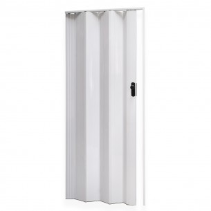 Врата Хармоника LUX, Бял гланц, 86 х 203 см | цена за 1бр