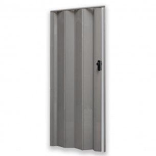 Врата Хармоника LUX, Сив гланц, 86 х 203 см | цена за 1бр