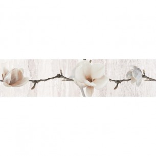 Фриз за стена KAI IJ Пастел магнолия светло сива, 6 x 25 см | цена за 1бр Фриз за стена KAI IJ Пастел магнолия светло сива, 6 x 25 см | цена за 1бр