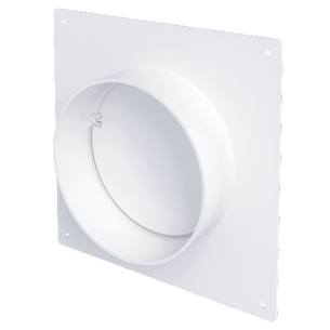 Конектор за кръгли в-ди ф100 с плоча и клапа 10SKNPO | цена за 1бр