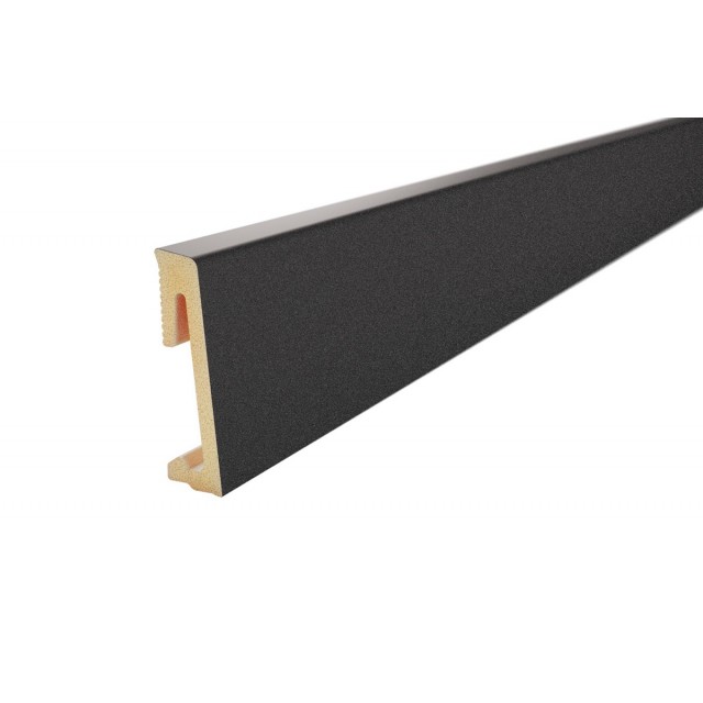 PVC перваз Alpha 60 черен