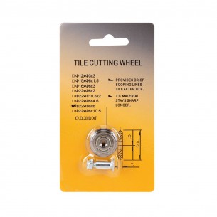 Резец за машина за плочки ф22х6х6мм, 8102G-2S и 8102E-5B | цена за 1бр