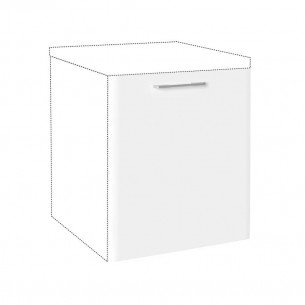 Врата за съдомиялна машина 60x72см Бял гланц | цена за 1бр