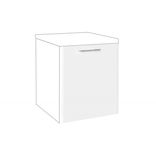 Врата за съдомиялна машина 60x72см Бял гланц