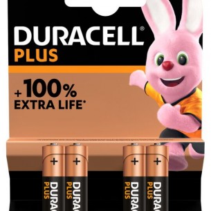 Батерии Duracell Plus MN2400 AAA 4бр. блистер | цена за 1блистер