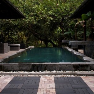 Декинг плочи от естествен камък Effector, Бежов, 30 х 30 х 2.2 см | цена за 1бр