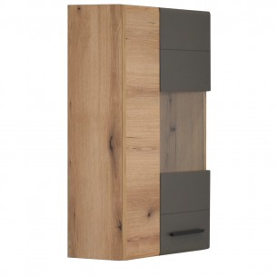 Витрина Barcelona Дъб Артисан /Сиво | цена за 1бр