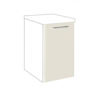 Врата за съдомиялна машина с дръжка IN MDF Mask 45x72 бежов гланц | цена за 1бр