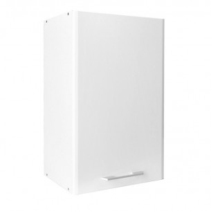 Горен шкаф с една врата и два рафта Matis V45 Бял гланц, 45 x 31 x 72 см | цена за 1бр