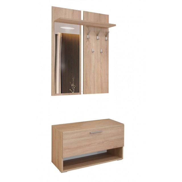 Портманто Matis Donatelo Дъб Сонома, 90 х 37 х 290 см