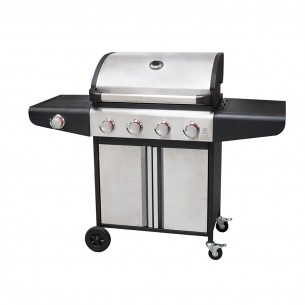 Газово барбекю Ziel Grill G9504AE-SB с капак, сив | цена за 1бр