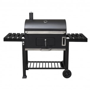 Барбекю на въглища Ziel Grill FC-KDL2006, черен мат с чугунена плоча | цена за 1бр