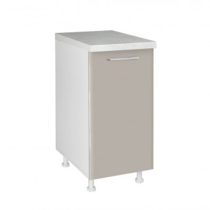 Шкаф долен с една врата Matis IN MDF D40 K, Кашмир гланц, 60 x 40 x 85 см  | цена за 1бр