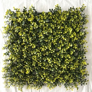Пано изкуствена зелена декораци Boxwood Ivy white, BIW 38x38 | цена за 1бр