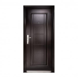 Метална входна врата 8082R, 90 x 200 x 5 см / 0.6*0.9 мм / 3 скрити панти, Дясна | цена за 1бр