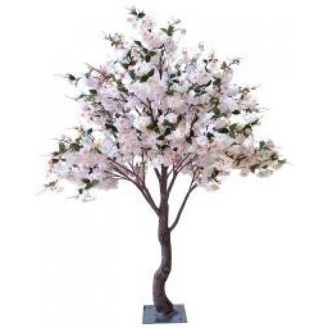 Изкуствено дърво My Garden SLTMB24-15, Бледо розов, 1.80 м