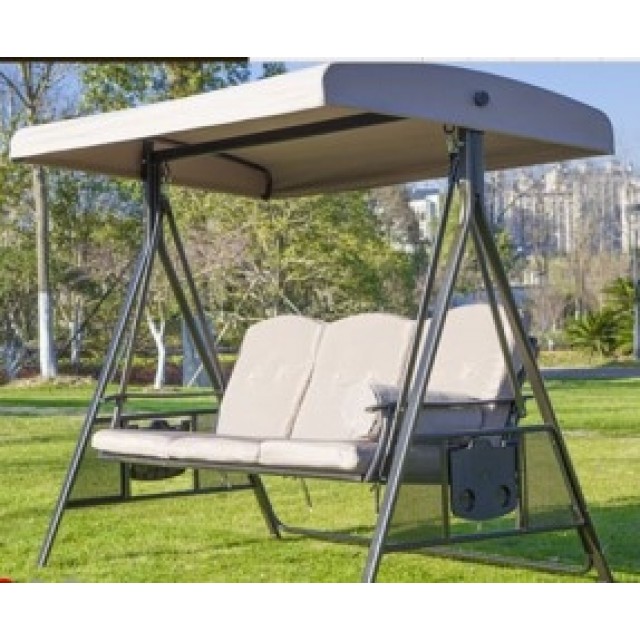 Градинска 3-местна люлка My Garden Sunshine, WY-141, Бежов