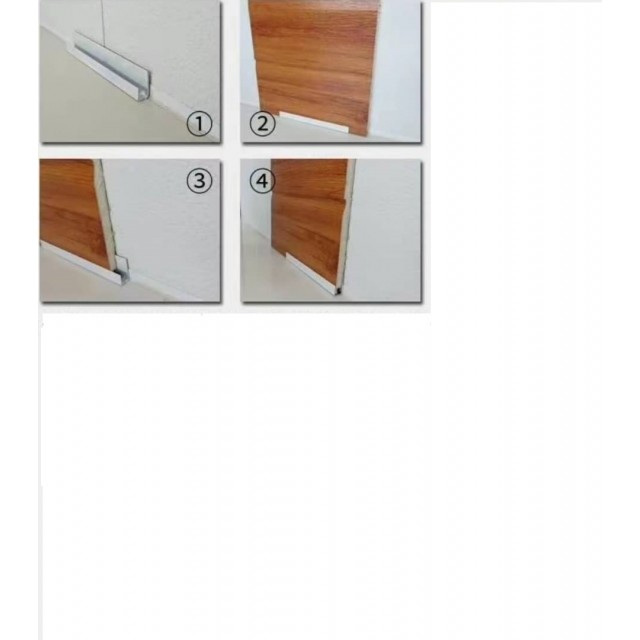 Начална част за декоративен сандвич панел