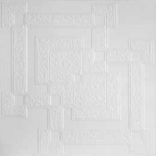 Декоративни плочи за таван 5602, Бял, 50 x 50 см | цена за 1квм