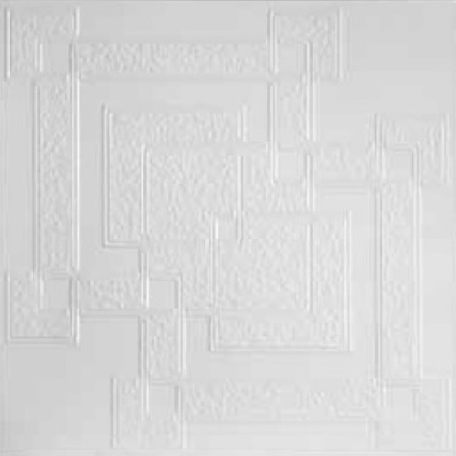 Плочи за таван декоративни 50х50см пакет 2м²/8бр. бели кашон 38м² 5602