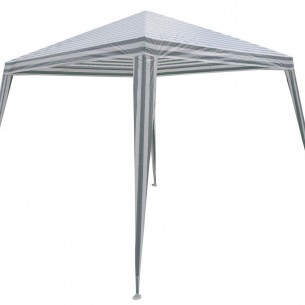 Градинска шатра My Garden TLC003 полиетилен 2.4х2.4м бял/зелен | цена за 1бр