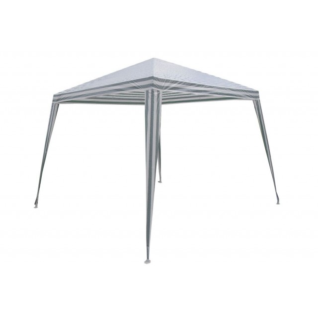 Градинска шатра My Garden TLC003 полиетилен 2.4х2.4м бял/зелен