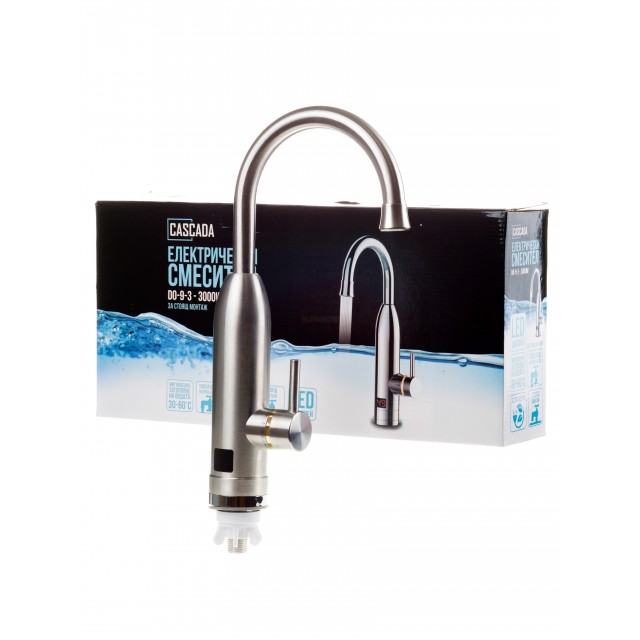 Електрически водонагревател, метален корпус, стоящ на плота, дисплей, лукс, DO-9-3