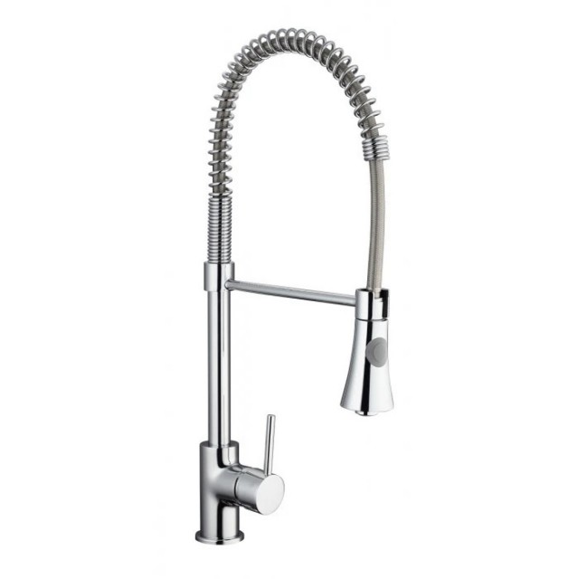 Смесител за кухня, едноръкохватков, месингов, стоящ, с подвижно рамо, МАКЕНА- АЙРА Смесител за кухня, едноръкохватков, месингов, стоящ, с подвижно рамо, МАКЕНА- АЙРА