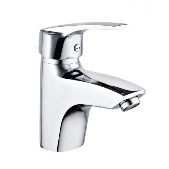 Смесител за умивалник, едноръкохватков, стоящ, месингов, МАКЕНА- АСТОР