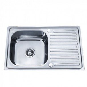 Умивалник за Кухня Алпака 800x500x180, D8050AFL Лява Умивалник за Кухня Алпака 800x500x180, D8050AFL Лява