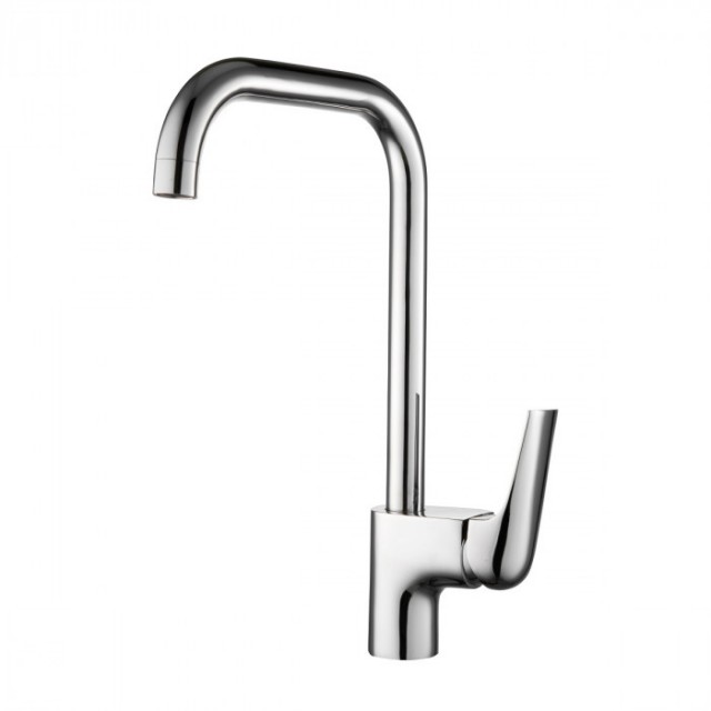 Смесител за кухня, едноръкохватков, месингов, стоящ, ФЮЖЪН Смесител за кухня, едноръкохватков, месингов, стоящ, ФЮЖЪН