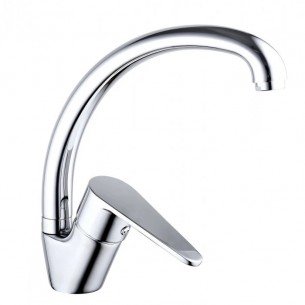 Смесител за кухня, едноръкохватков, месингов, стоящ, МАКЕНА-  ЛОРЕНА