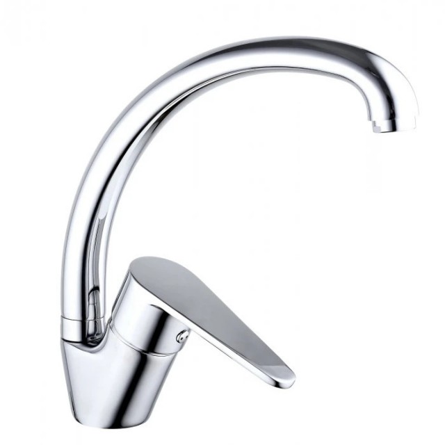 Смесител за кухня, едноръкохватков, месингов, стоящ, МАКЕНА-  ЛОРЕНА