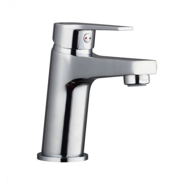 Смесител за умивалник, едноръкохватков, стоящ, месингов, МАКЕНА- НИКОЛ