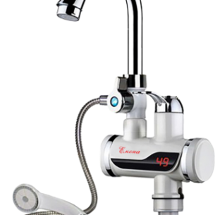 Водонагревател, мощност 3.3kW, стоящ монтаж, с LED дисплей, душ комплект